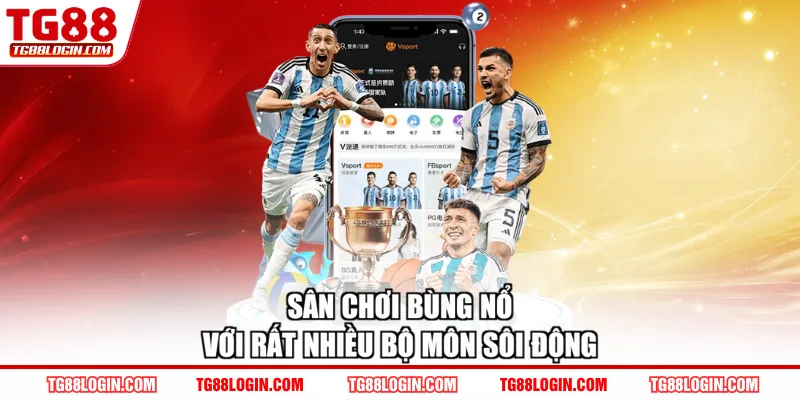 Sân chơi bùng nổ với rất nhiều bộ môn sôi động